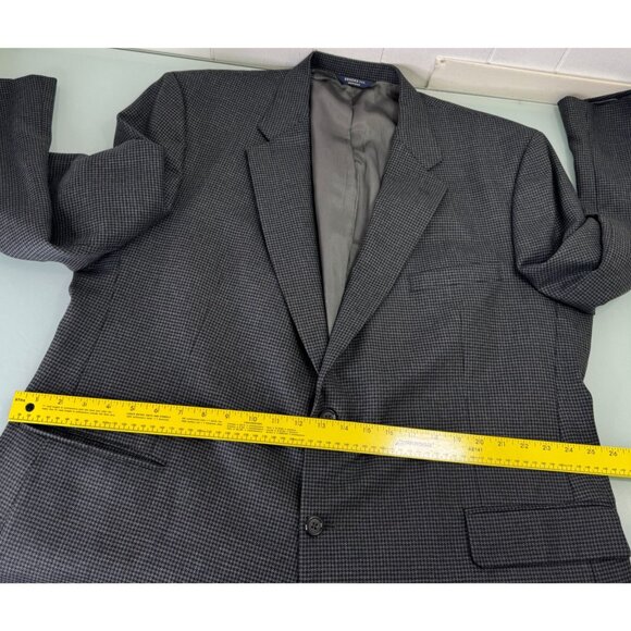 Brooks Brothers 346 Blazer Sport Coat Jacket 50R Houndstooth 100% Worsted Wool - Picture 8 of 10